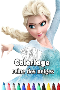 Coloriage reine des neiges