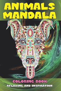 Animals Mandala - Coloring Book - Relaxing and Inspiration
