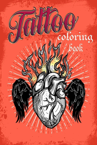 Tattoo coloring book