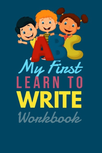 My First Learn to Write Workbook