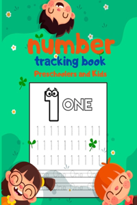 Number Tracking Book for Preschoolers and Kids