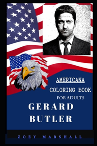 Gerard Butler Americana Coloring Book for Adults