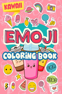 Kawaii Emoji Coloring Book for Kids