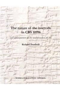 The nature of the intervals in CBS 10996