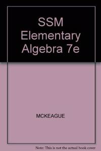 Ssm Elementary Algebra