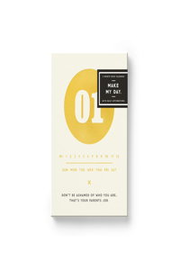 Make My Day Undated Desk Calendar