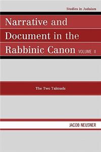 Narrative and Document in the Rabbinic Canon