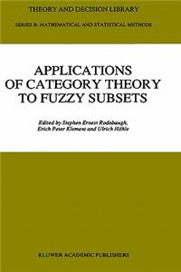 Applications of Category Theory to Fuzzy Subsets