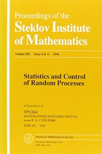 Statistics And Control Of Random Processes