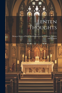 Lenten Thoughts