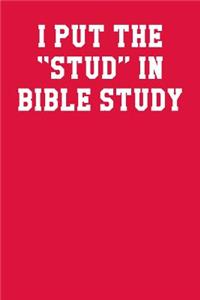 I Put The Stud In Bible Study