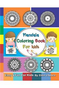Mandala Coloring Book For kids