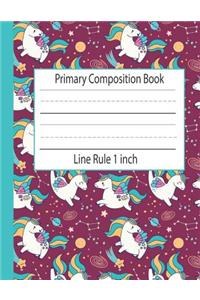 Primary Composition Book Line Rule 1 inch