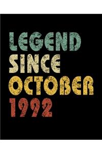 Legend Since October 1992