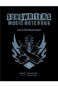 Songwriter's Music Notebook