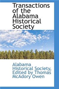 Transactions of the Alabama Historical Society