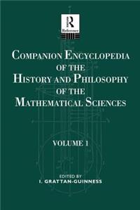 Companion Encyclopedia of the History and Philosophy of the Mathematical Sciences