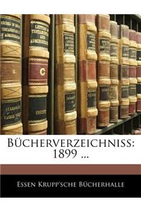 Bucherverzeichniss