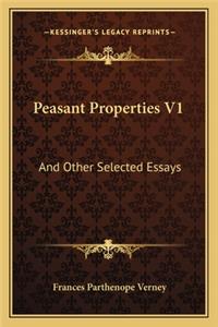 Peasant Properties V1