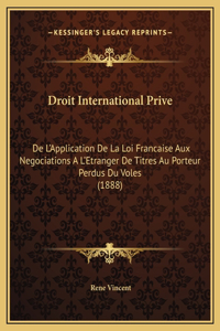 Droit International Prive