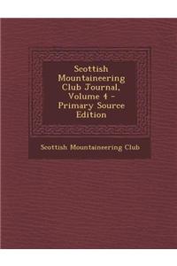 Scottish Mountaineering Club Journal, Volume 4