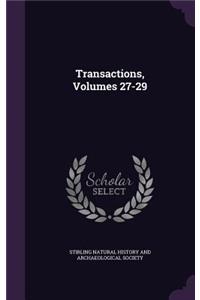 Transactions, Volumes 27-29