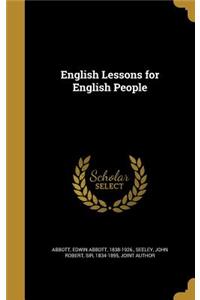 English Lessons for English People