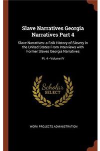 Slave Narratives Georgia Narratives Part 4