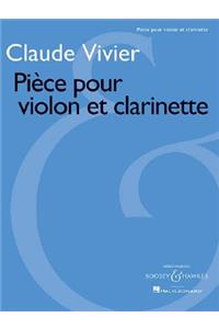 Piece Pour Violon Et Clarinette