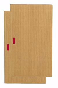Natural / Natural (set of two) A4 Unlined Notebooks