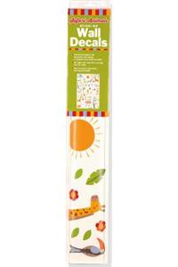Safari Animals Peel & Stick Wall Decal Set (90 Removable Vinyl Wall Decals)