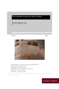 Journal of the Canadian Society for Syriac Studies 19