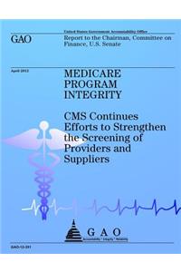 Medicare Program Integrity