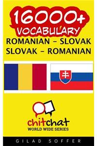 16000+ Romanian - Slovak Slovak - Romanian Vocabulary