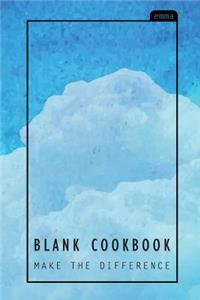 Blank Cookbook