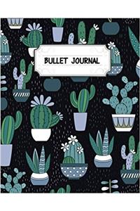 Bullet Journal Cactus Pattern Dotted Journal: Bullet Journal / Notebook: Volume 1