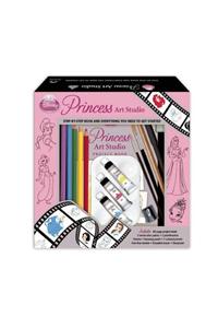 Disney Princess Art Studio [With Palette and Pens/Pencils and 2 Paintbrushes and Watercolor Paint and Eraser and Sharpener and