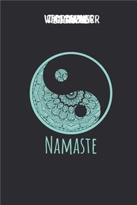 Tagesplaner mit Yin Yang Namaste Mandala