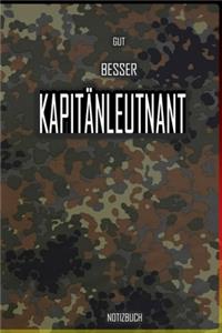 Gut - Besser - Kapitänleutnant Notizbuch