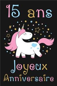 15 ans Joyeux Anniversaire