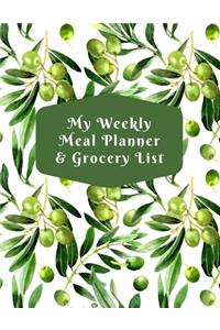 My Weekly Meal Planner & Grocery List