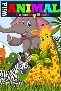 Wild Animal Coloring Book