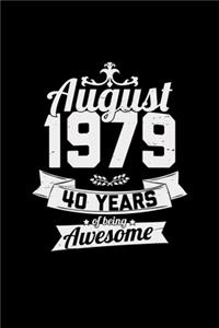 August 1979 40 years