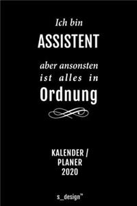 Kalender 2020 für Assistenten / Assistent