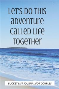 Bucket List Journal For Couples