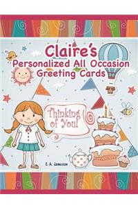 Claire's Personalized All Occasion Greeting Cards