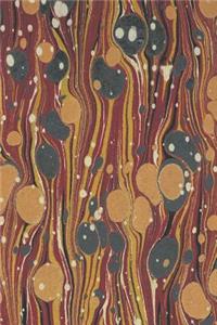 2019 Weekly Planner Unique Abstract Marbleized Design 134 Pages