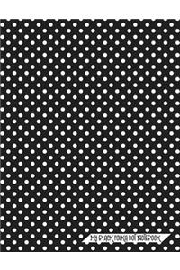 My Black Polka Dot Notebook