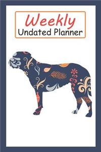 Weekly Undated Planner