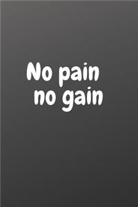 No Pain, No Gain